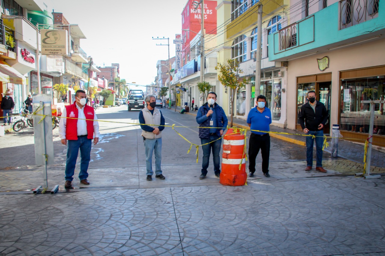 Abren circulación en calle Obregón de Tlaltenango