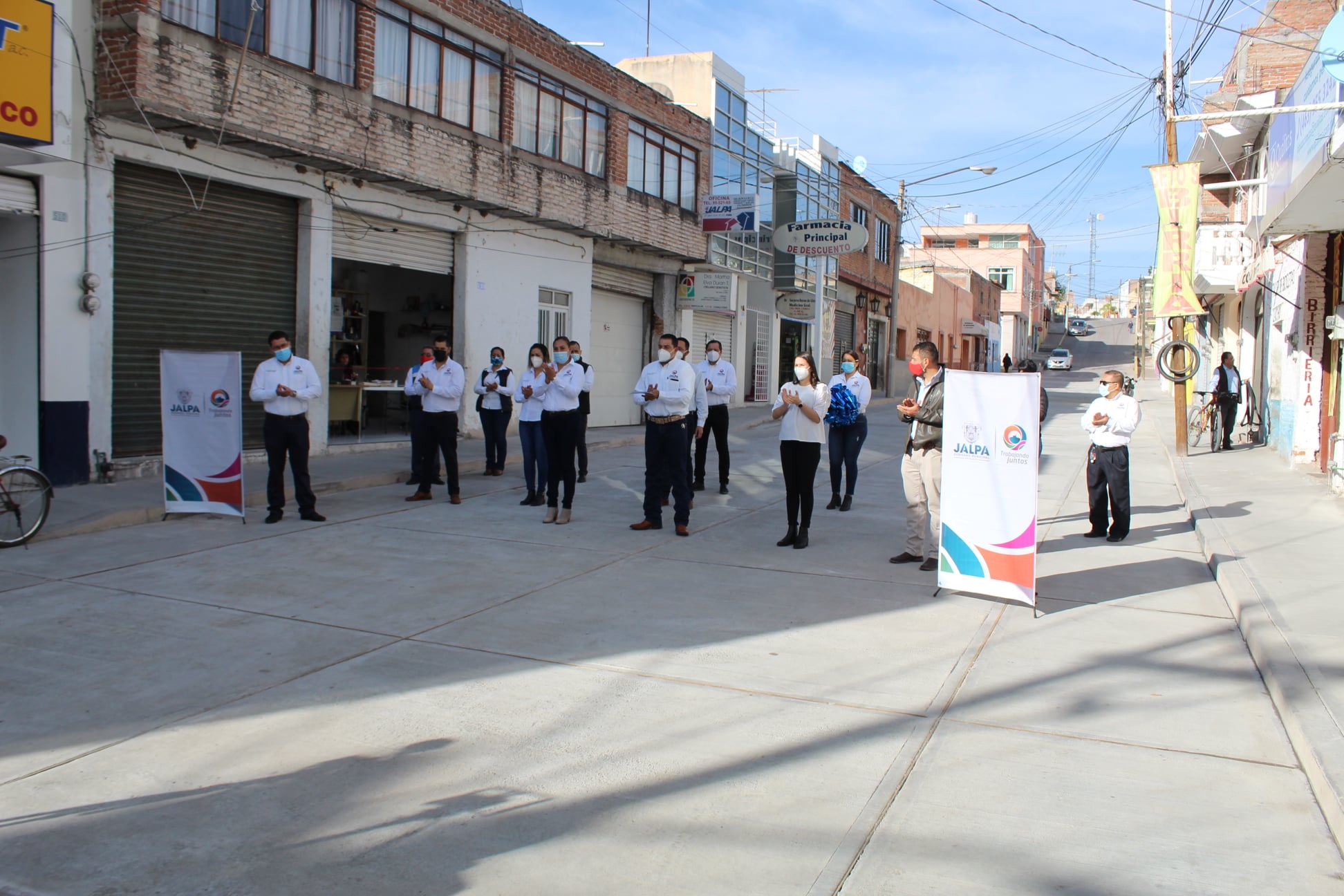 Concluyen obras de pavimentación en las calles Concordia y Zaragoza