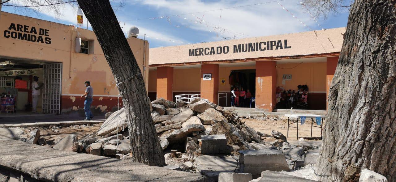 Inicia rehabilitación del Mercado Municipal en Sombrerete