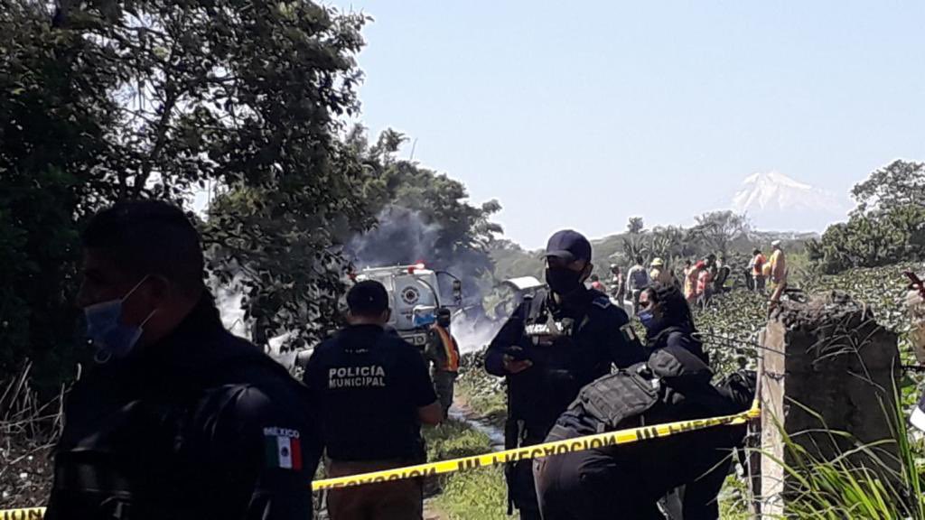 Se desploma aeronave de Sedena en Veracruz; fallecen 6