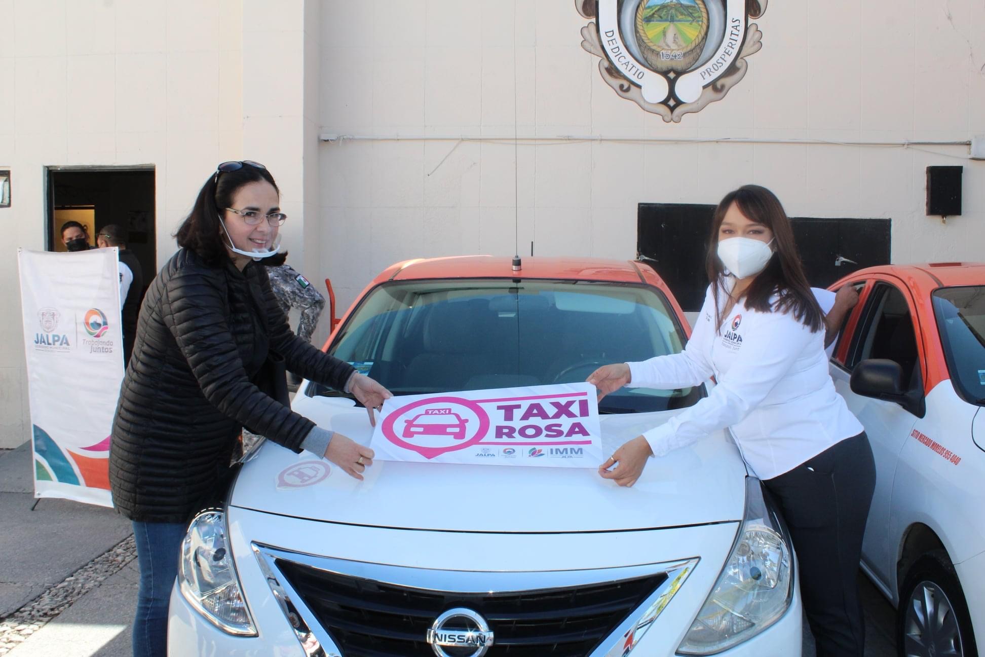 Arranca programa Taxi Rosa en Jalpa