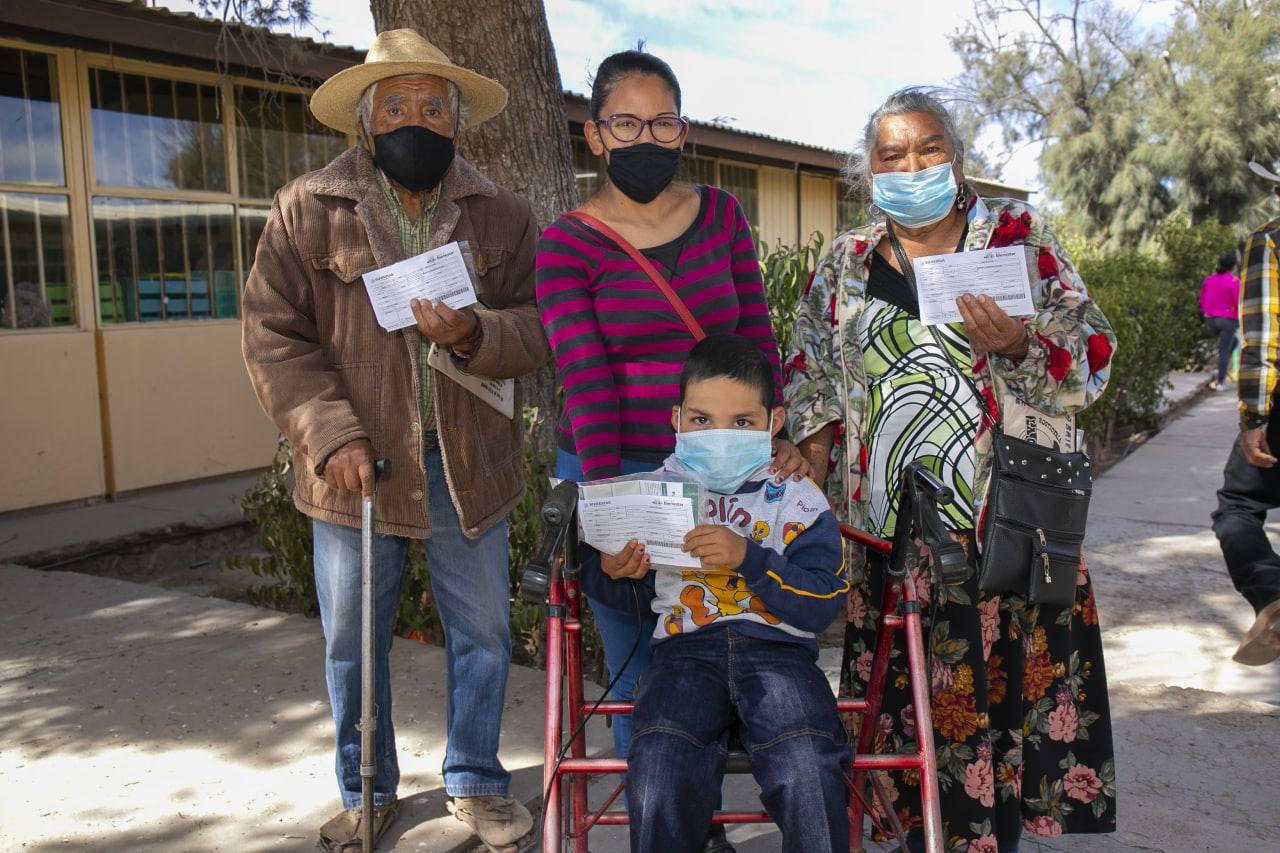 Familia Ortiz; beneficiados con los Programas Federales desde Bañón, Villa de Cos