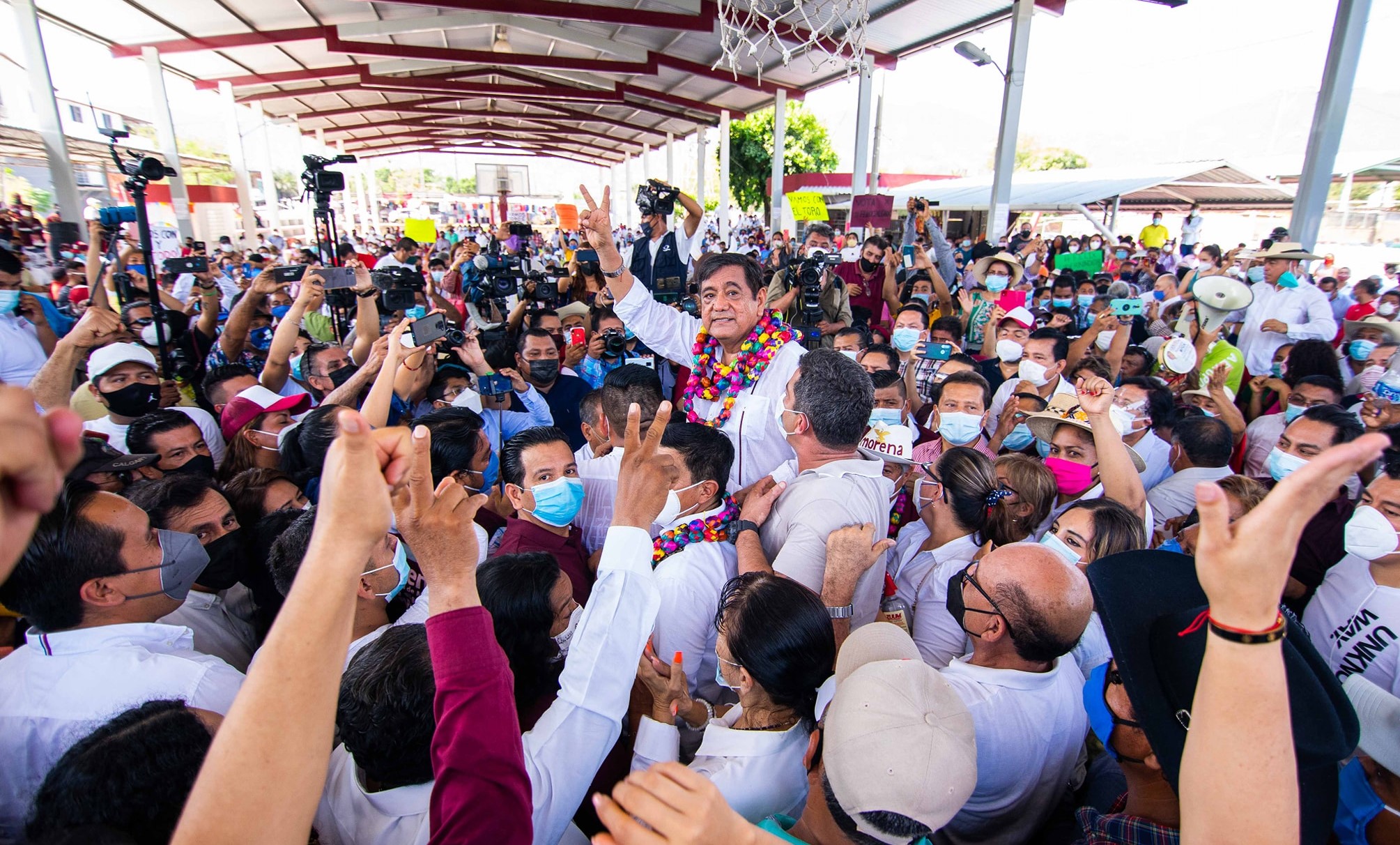 Ratifican a Félix Salgado como candidato; inicia campaña en Acapulco