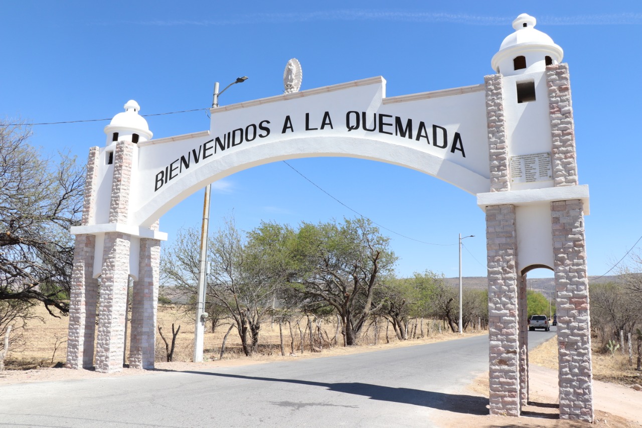 Inauguran Arco de Bienvenida en La Quemada
