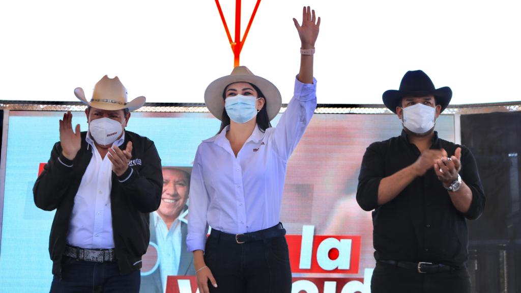 Lleva Bennelly Hernández propuestas electorales a municipios del norte de Zacatecas