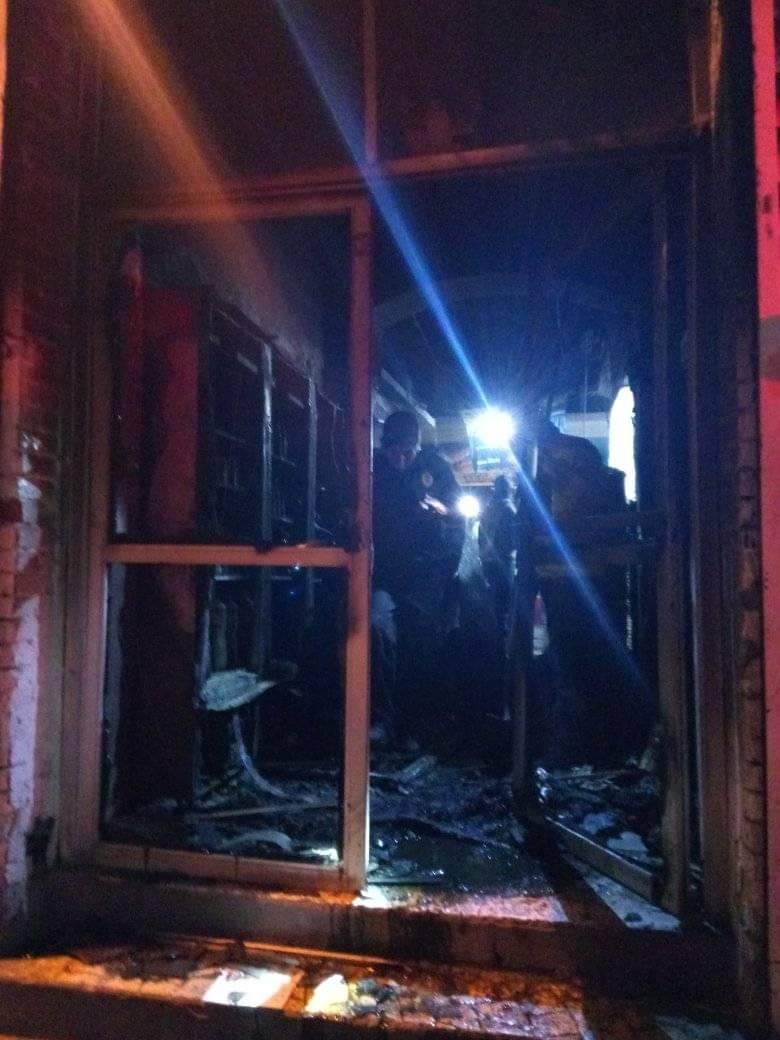 Se incendia Mercado Victoria en Concepción del Oro