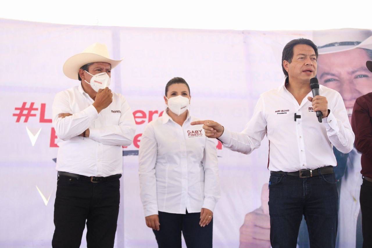 Mario Delgado respalda a la candidatura de David Monreal; Visita Zacatecas