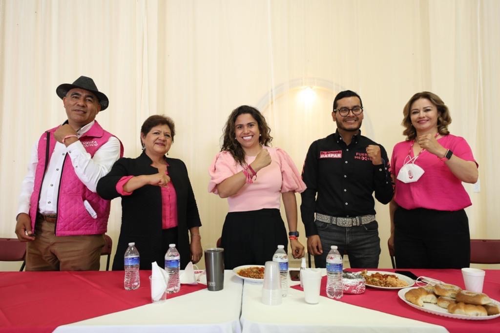 Caty Monreal respalda a candidatos de Fuerza por México en Loreto