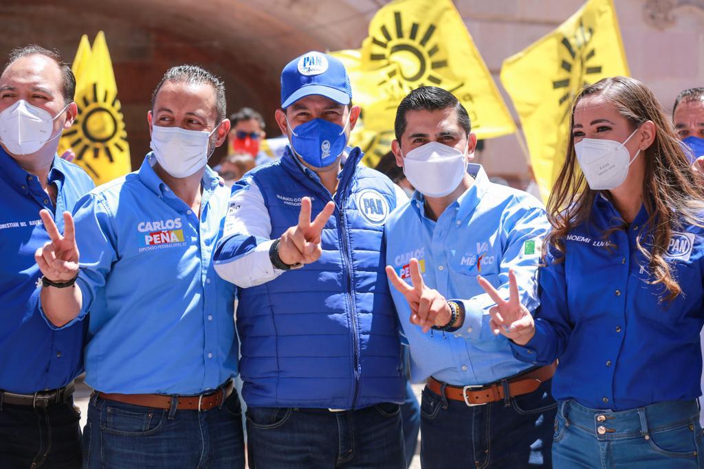 Apoya Marko Cortés a candidatos de “Va por Zacatecas”