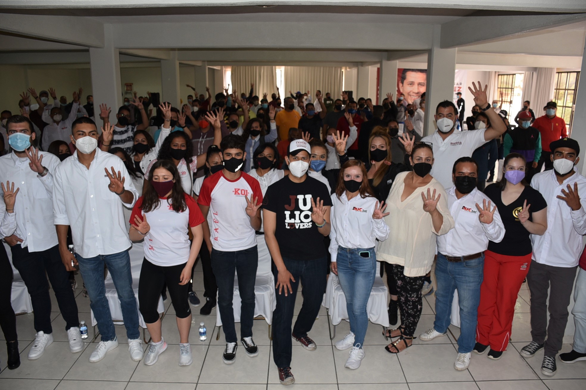 Deportistas guadalupenses respaldan proyecto de Chávez Padilla