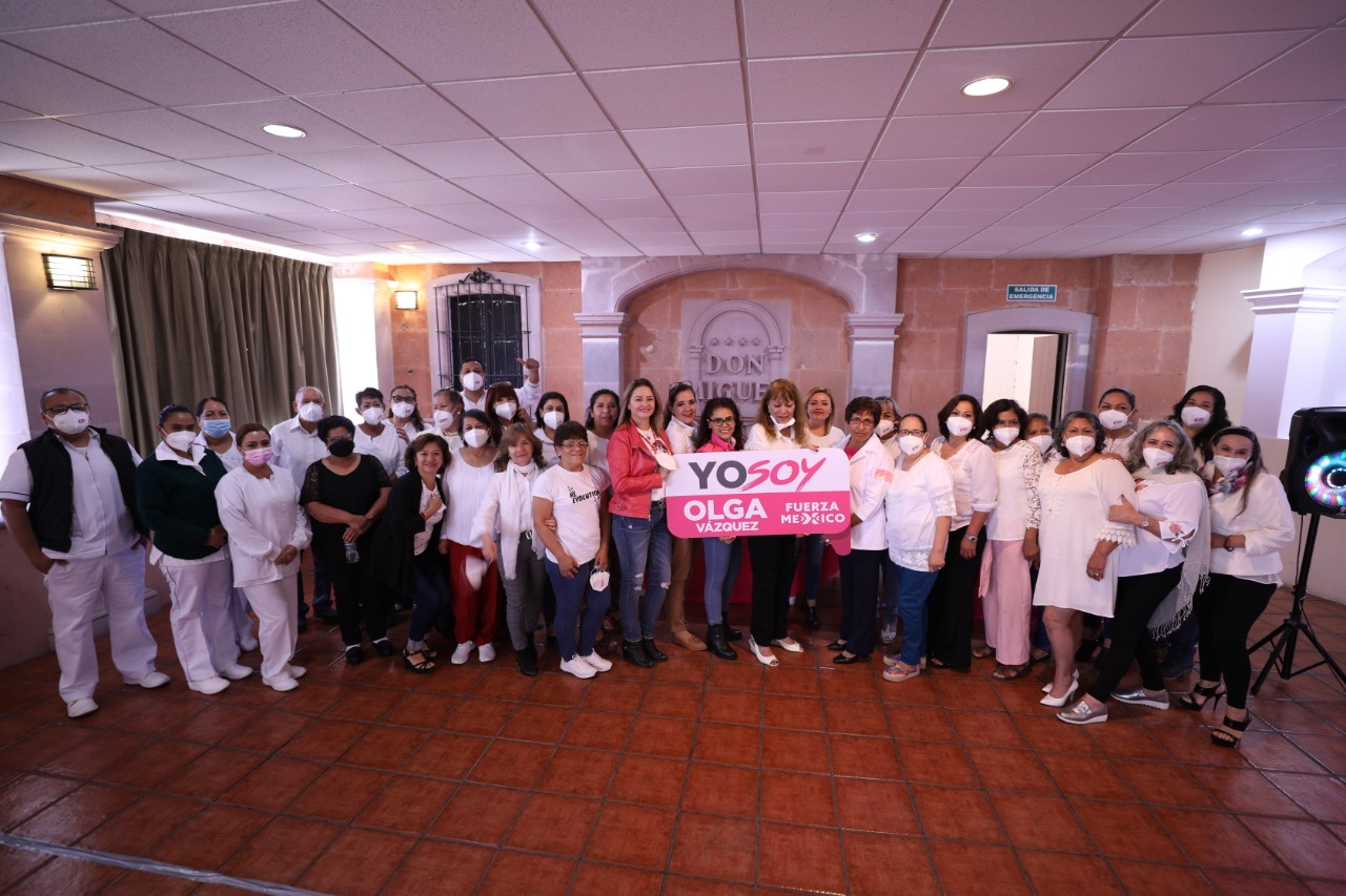 Fuerza por México reconoce a las enfermeras y enfermeros