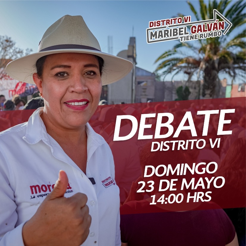 Invita Maribel Galván a seguir debate de candidatos de Fresnillo
