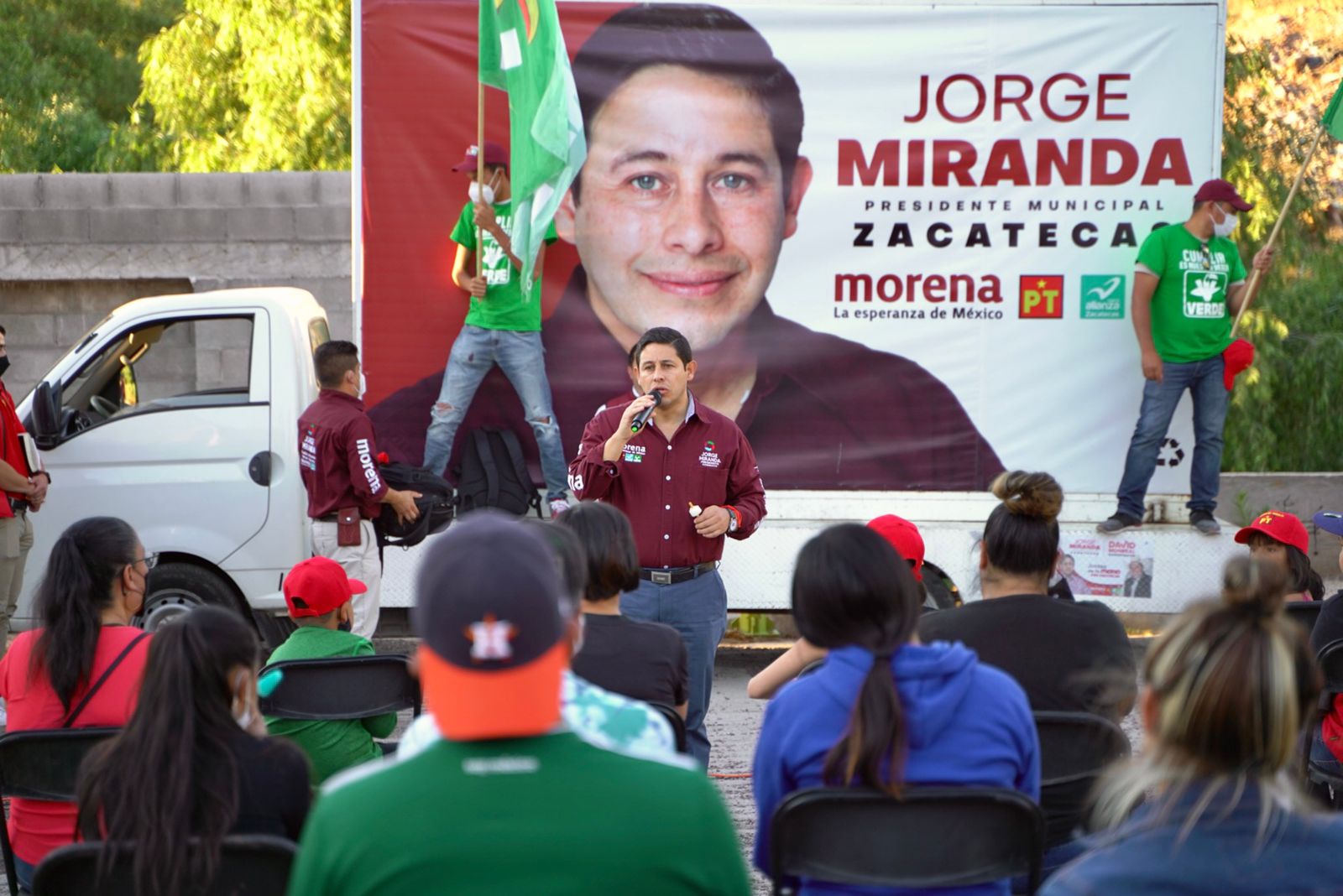 Se compromete Miranda a regresar la seguridad a Zacatecas