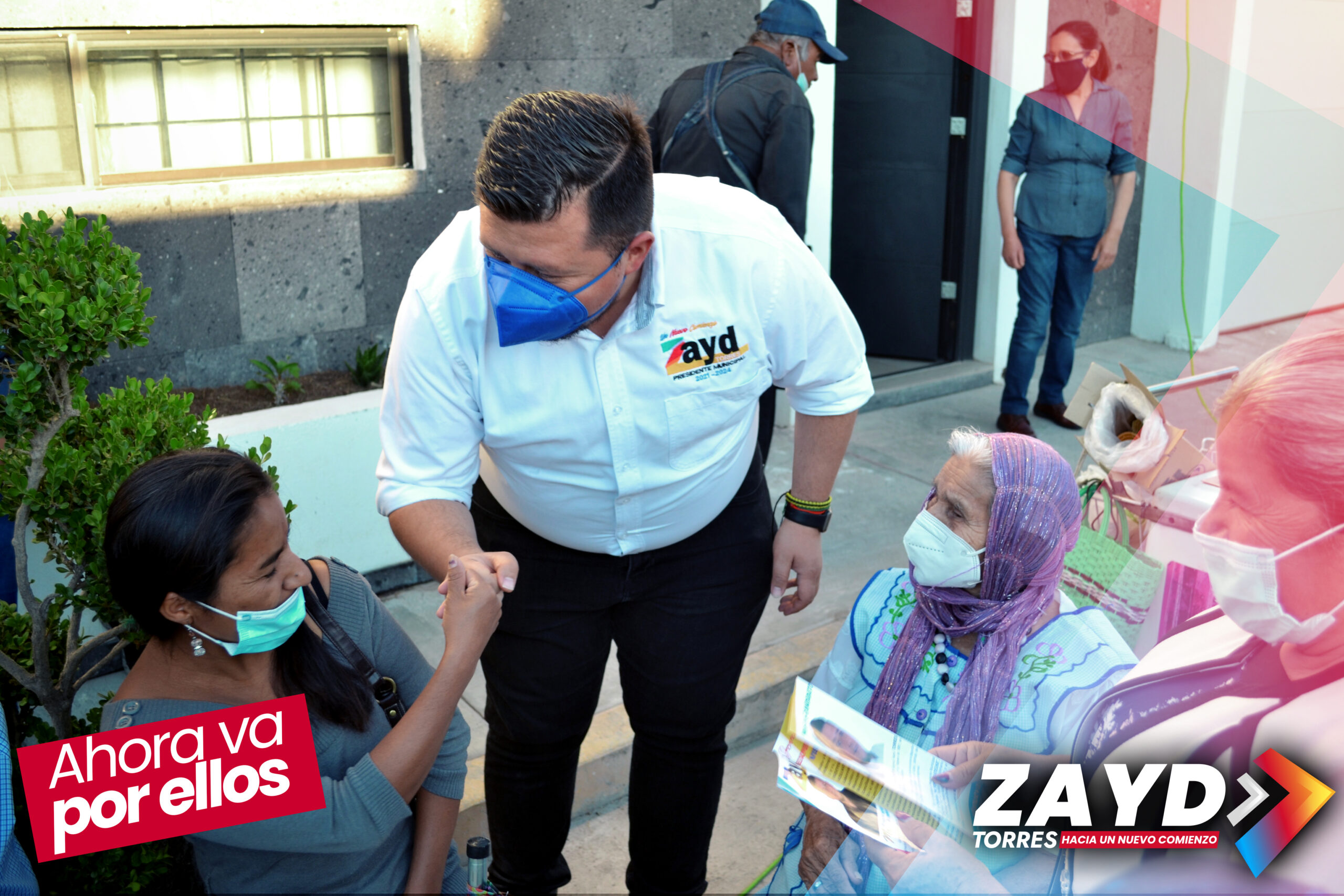 Recorre Zayd Torres el Barrio de Guadalupe y la colonia La Nueva