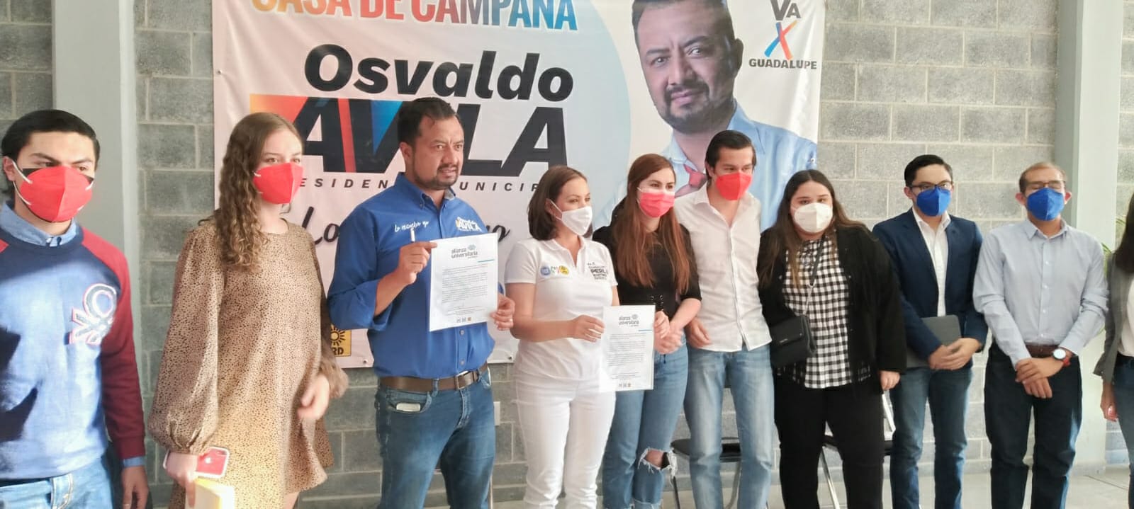 Firma Osvaldo Ávila ‘Pacto Universitario por Guadalupe’
