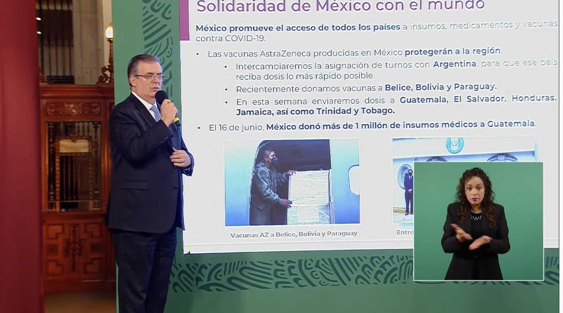 México donará vacunas anticovid de AstraZeneca a 5 países de Latinoamérica