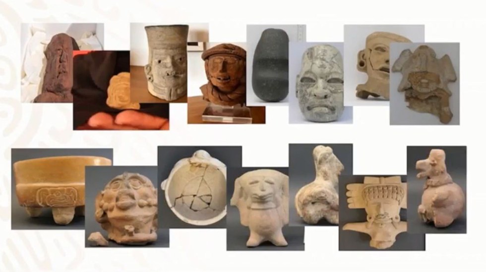 México recupera 34 piezas arqueológicas de coleccionistas privados alemanes