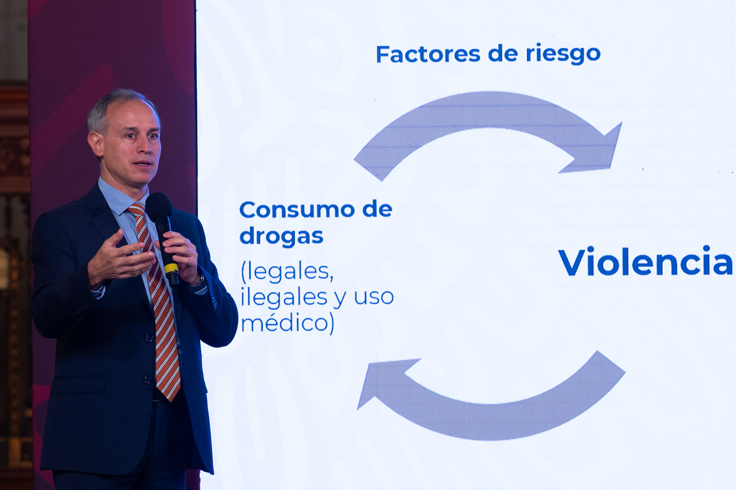Consumo de drogas se relaciona con violencias, afirma López-Gatell