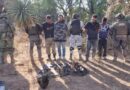 Detienen a cuatro personas por portación de arma de fuego, cartuchos y cargadores en Villa Hidalgo