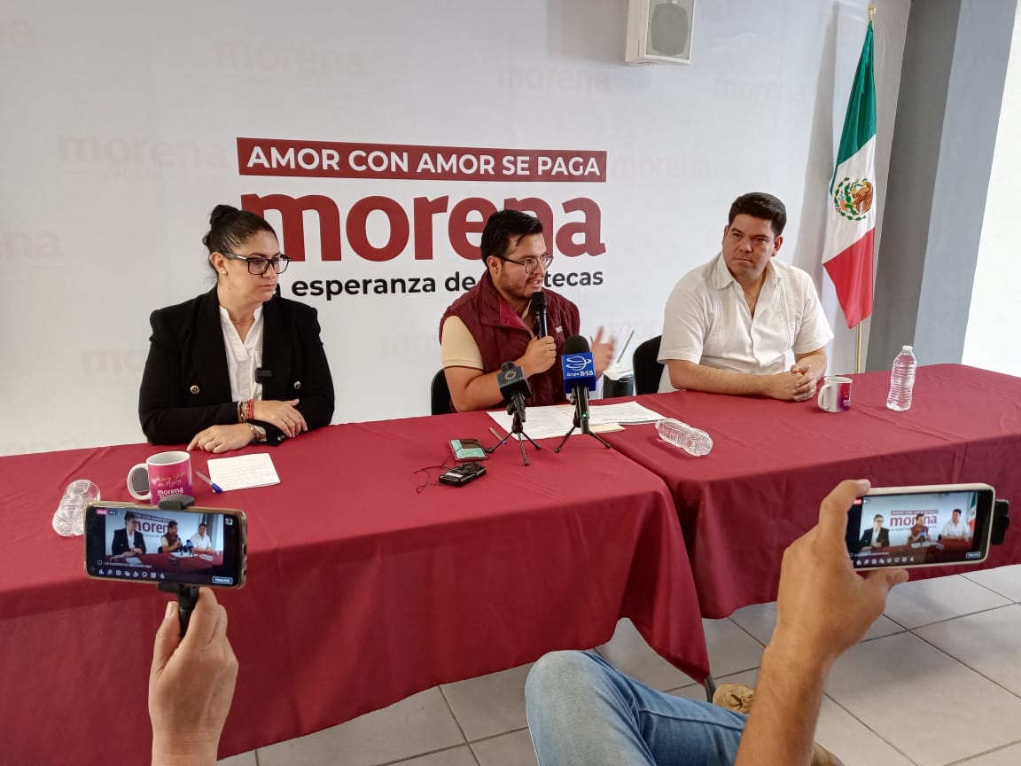 Morena Zacatecas respetará acuerdos de los aspirantes internos