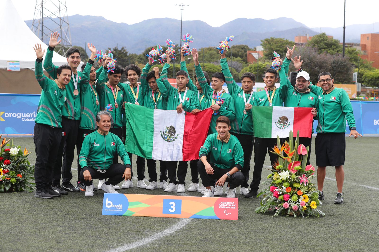 México gana bronce en futbol para ciegos, en Bogotá 2023