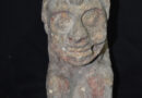 Descubre el INAH escultura prehispánica de deidad de la muerte