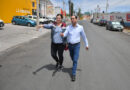 Pavimentan calles en la colonia Parque Industrial en Guadalupe