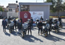 Hacen entrega de moto patrullas a oficiales de la PM, en Guadalupe