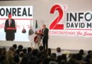 ‘Zacatecas avanza por la ruta correcta’; David Monreal rinde segundo informe de gobierno