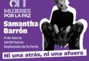 Samantha Barrón ofrecerá concierto por el 8M