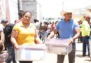 Apoyan a familias de Juan Aldama con paquetes alimentarios