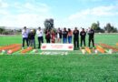 Rehabilitan cancha de futbol en Unidad Deportiva de Guadalupe