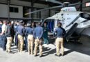 Brindan curso de Interacción con Helicóptero Ambulancia a cuerpos policiales