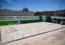 Rehabilitan canchas del Polideportivo de la Alma Obrera