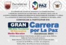 Convocan a participar en la Carrera por la Paz