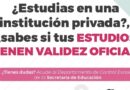 Ofrecen apoyo para verificar validez oficial de escuelas privadas