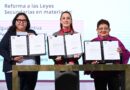 Firman decretos que reforman leyes secundarias para proteger a las mujeres