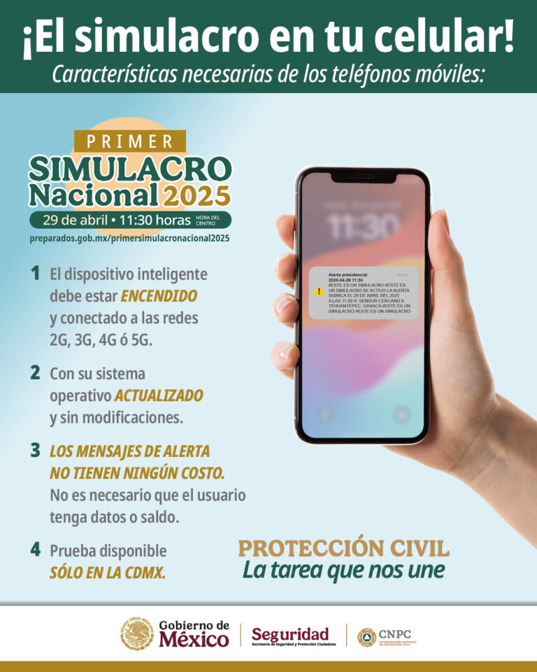 Realizarán Simulacro Nacional este 29 de abril – Átomos