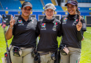 Equipo femenil de Tirco con Arco gana oro en mundial de Shanghái