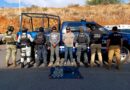 Detienen a dos masculinos con cargadores y droga en Luis Moya