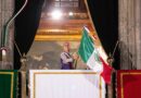 Claudia Sheinbaum da su primer Grito de Independencia
