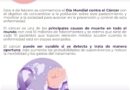 Fortalecen la cultura de prevención contra el cáncer
