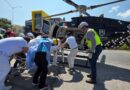 Traslada SSP a menor lesionado vía aérea para recibir atención médica especializada