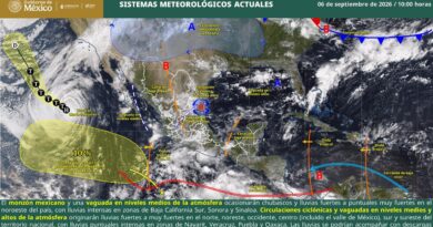 Alertan por lluvias fuertes en Zacatecas durante esta semana