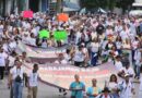 Trabajadores del IMSS protestan por salarios y mejores condiciones laborales