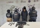Detienen a hombre con arma y presunta droga en Villanueva